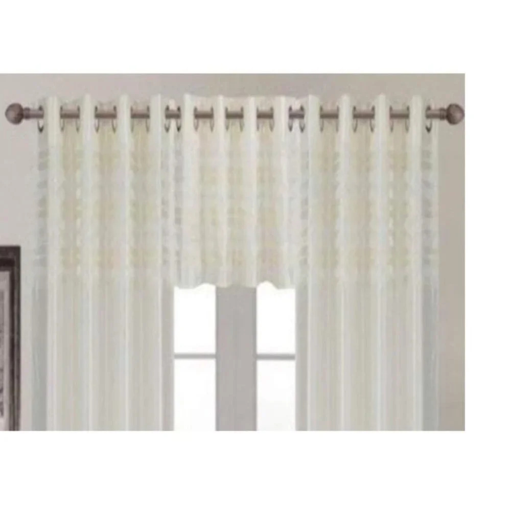 Dainty Home Barcelona Grommet Valance, 55 by 84-In